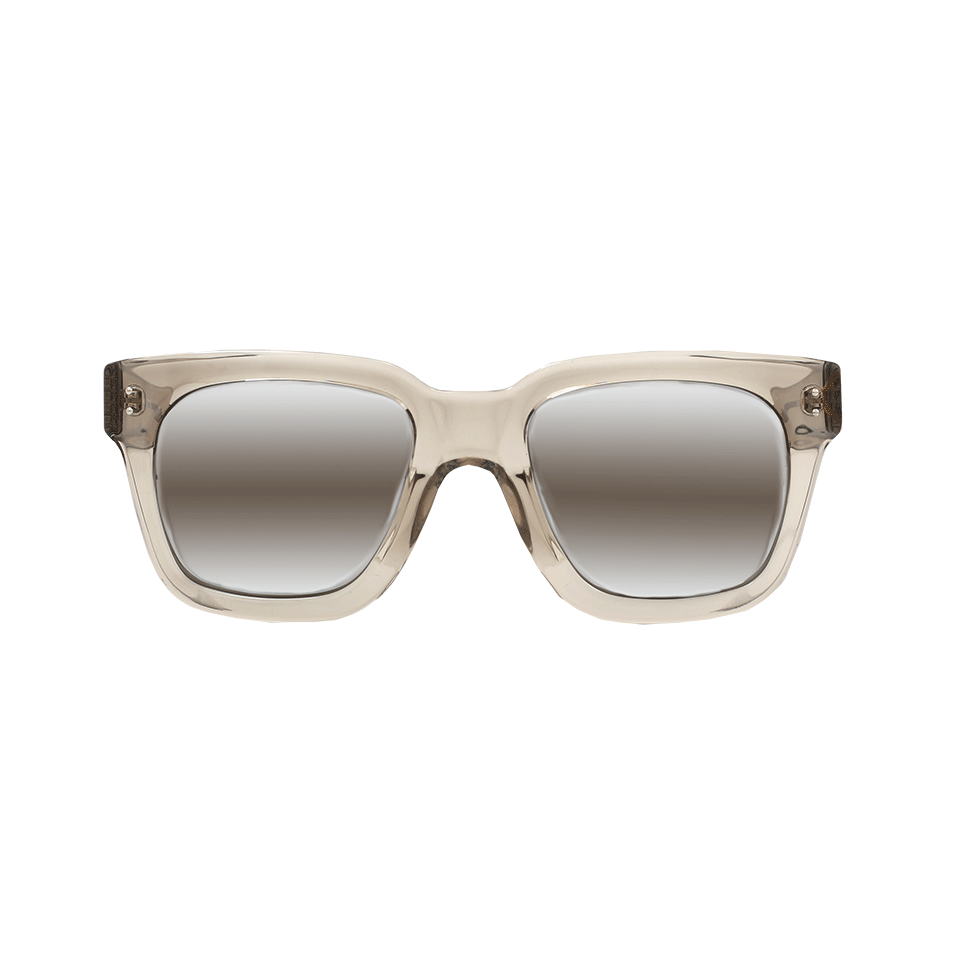 LINDA FARROW-Platinum Sunglasses-WHT/GLD