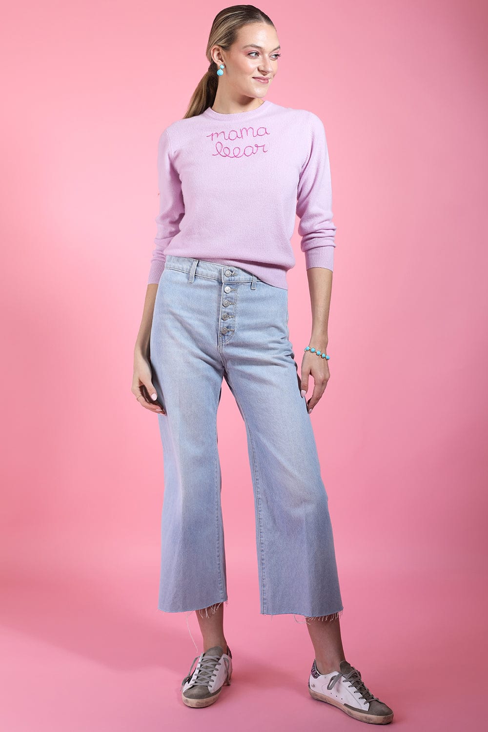 LINGUA FRANCA-Mama Bear Long Sleeve Crew Neck-