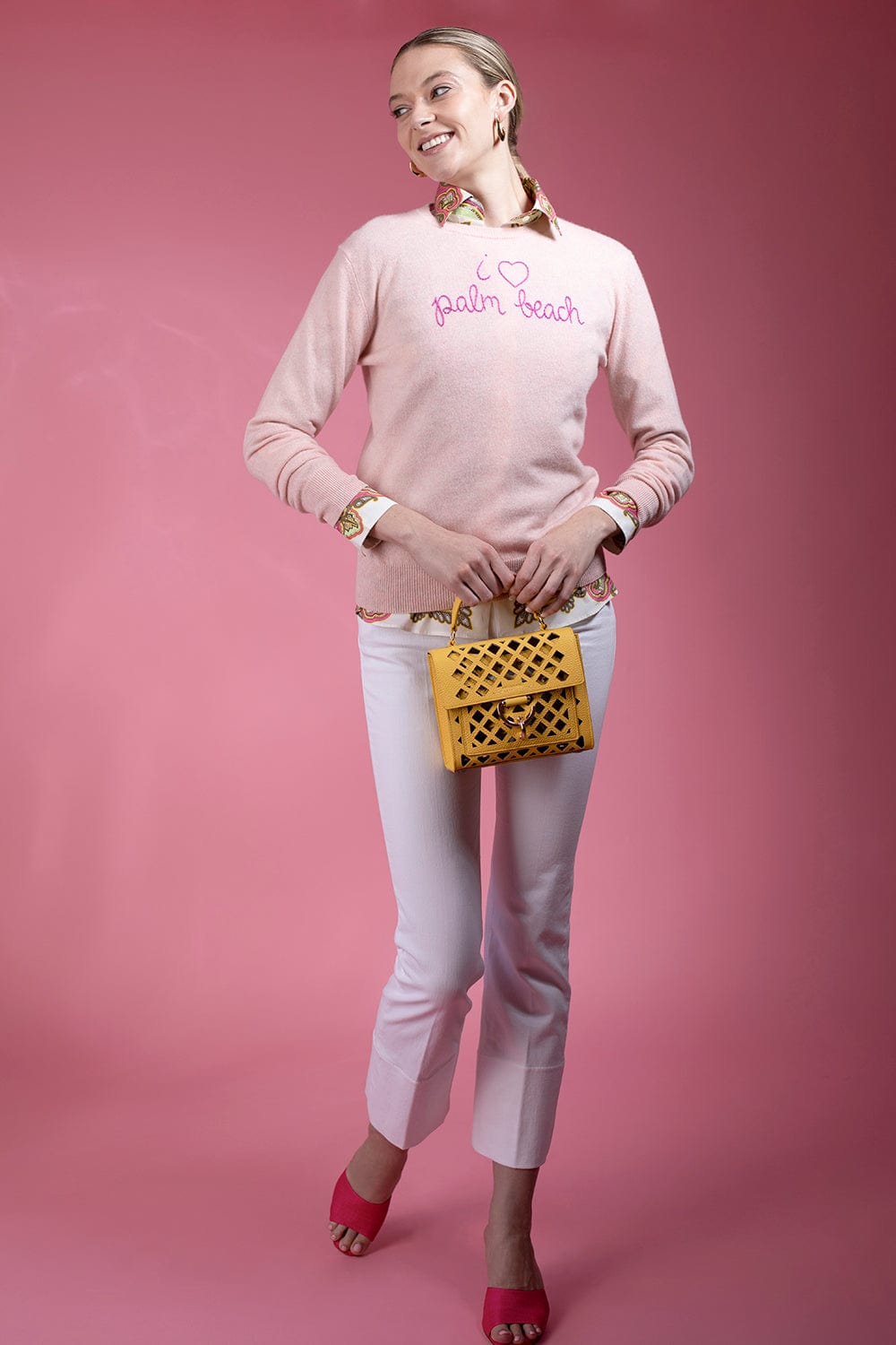 LINGUA FRANCA-I Love Palm Beach Crewneck-
