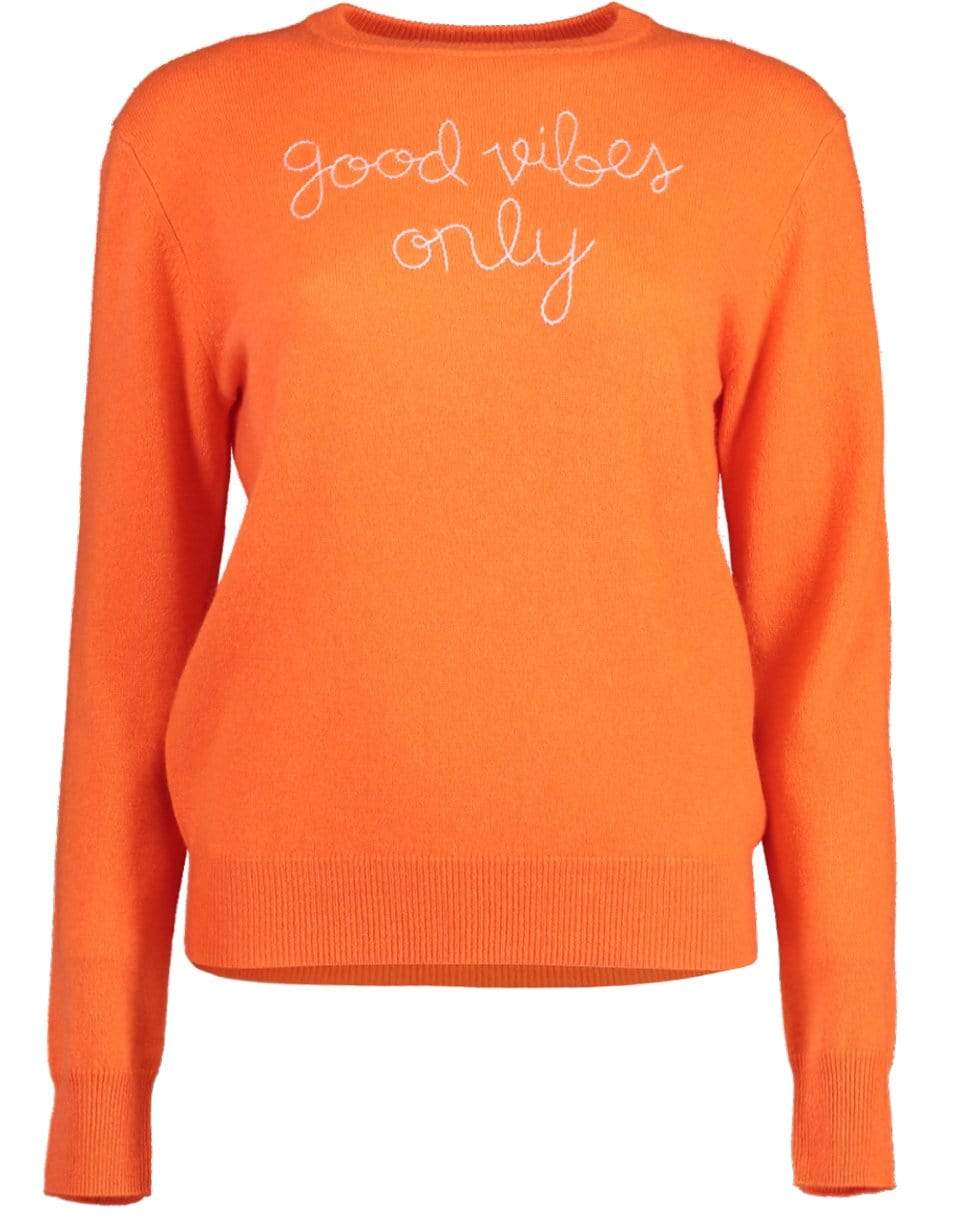 LINGUA FRANCA-Good Vibes Only Cashmere Sweater-