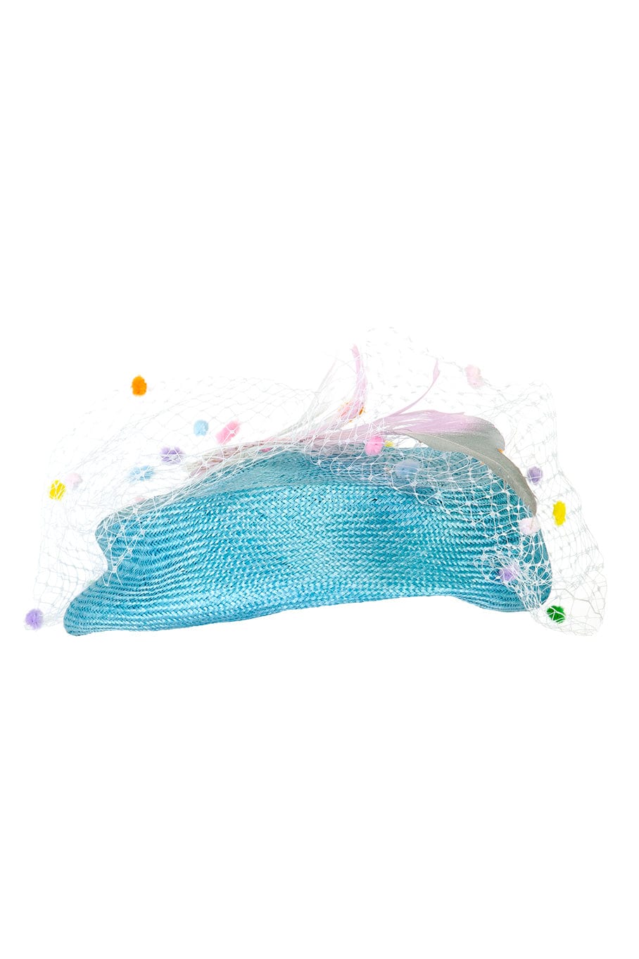 LISA BATTAGLIA-Fascinator - Blue-MULTI