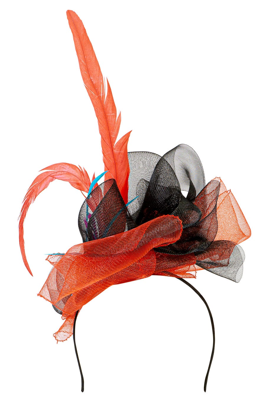 LISA BATTAGLIA-Fascinator - Red-MULTI