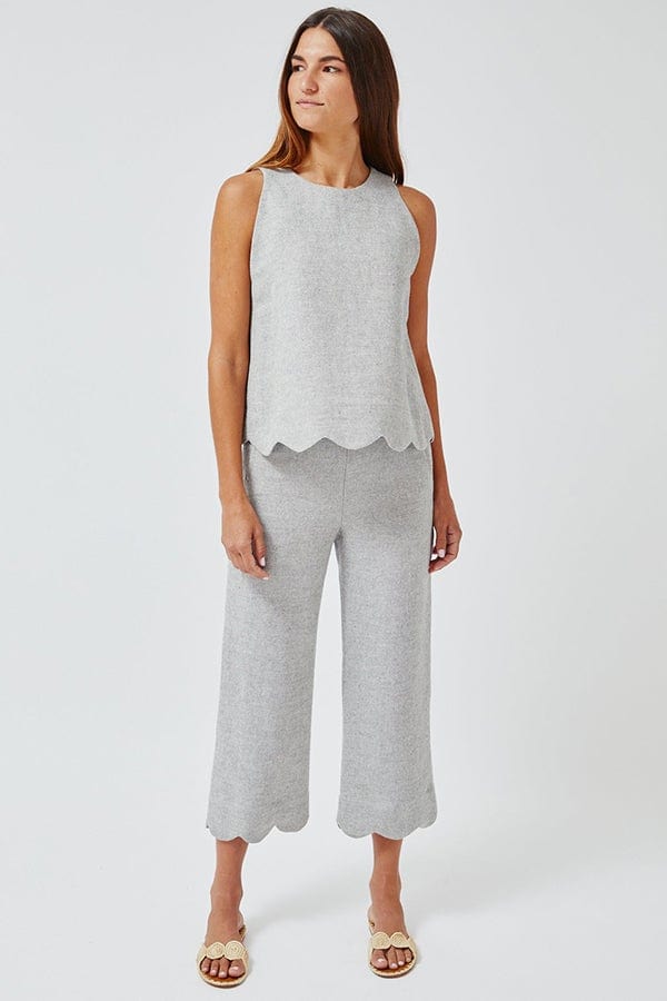 LISA MARIE FERNANDEZ-Scallop Pant-