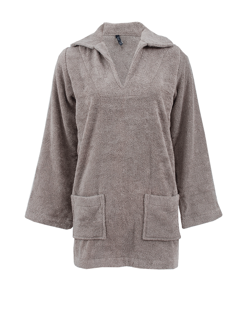 LISA MARIE FERNANDEZ-Long Sleeve Terry Tunic-