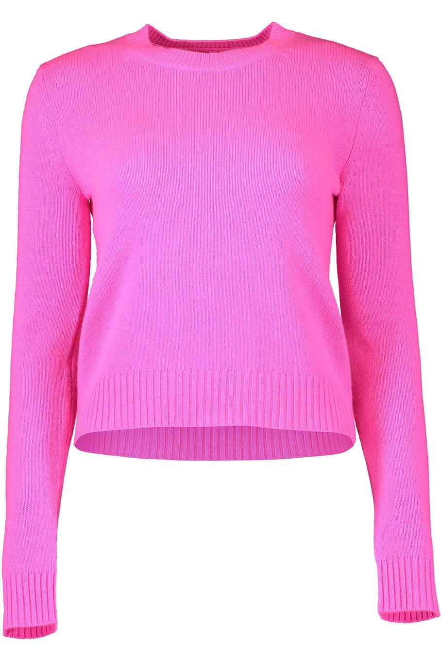 LISA YANG-Mable Sweater - Neon Pink-