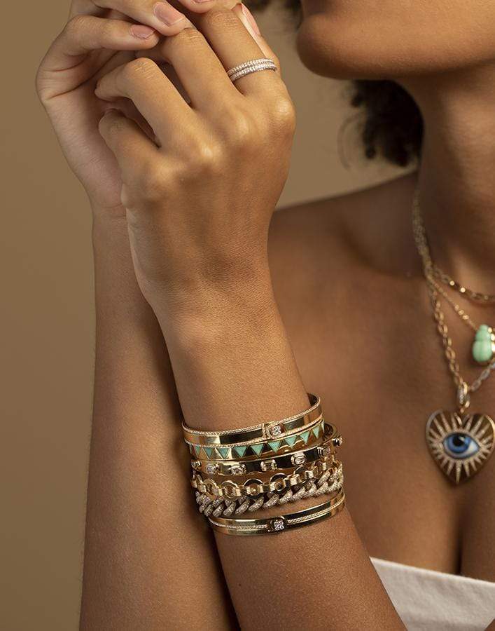 LITO-Il Paradiso Gold Link Bracelet-YELLOW GOLD