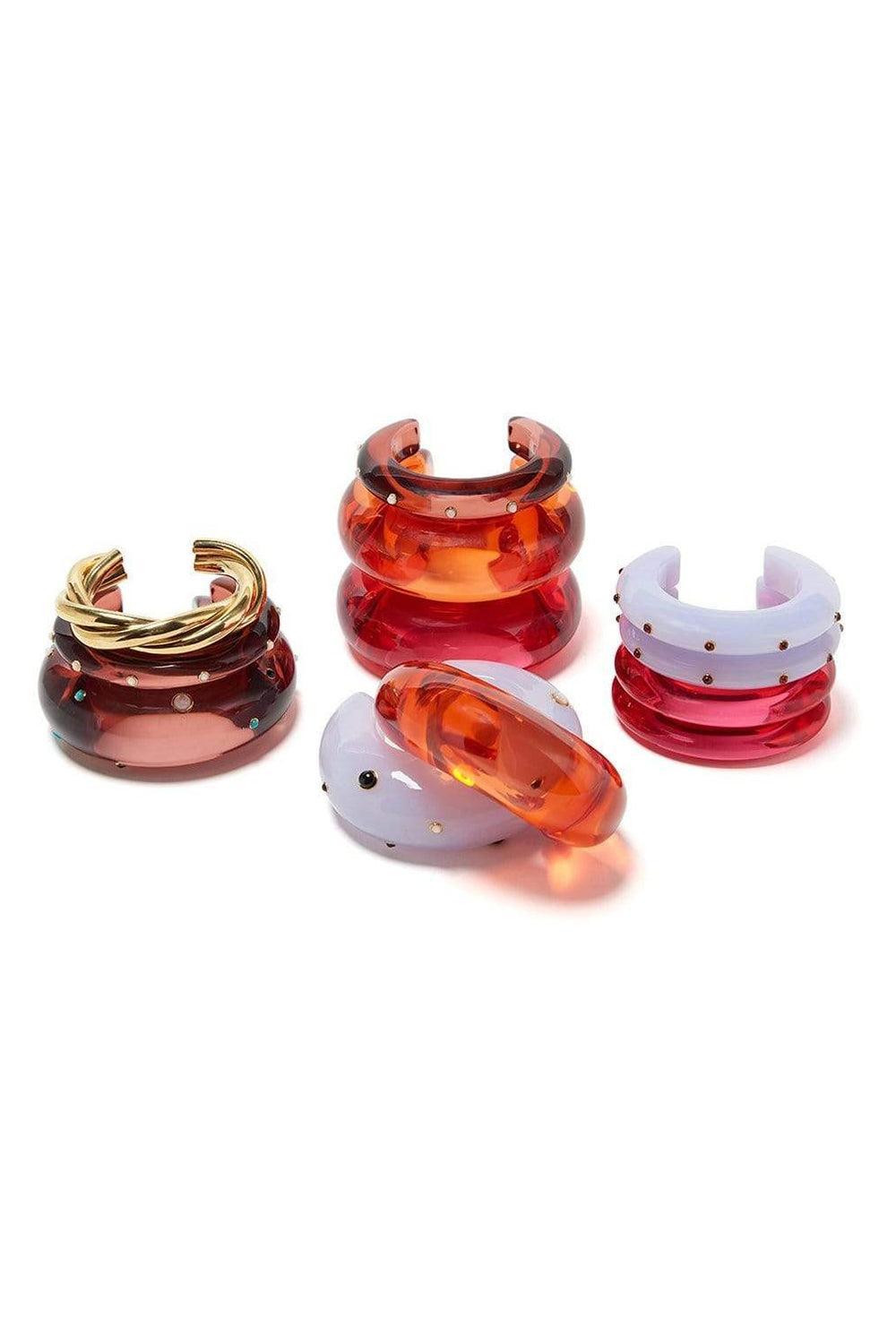 Ridge Cuff in Magenta-MAGENTA-JEWELRYBOUTIQUECUFF-LIZZIE FORTUNATO
