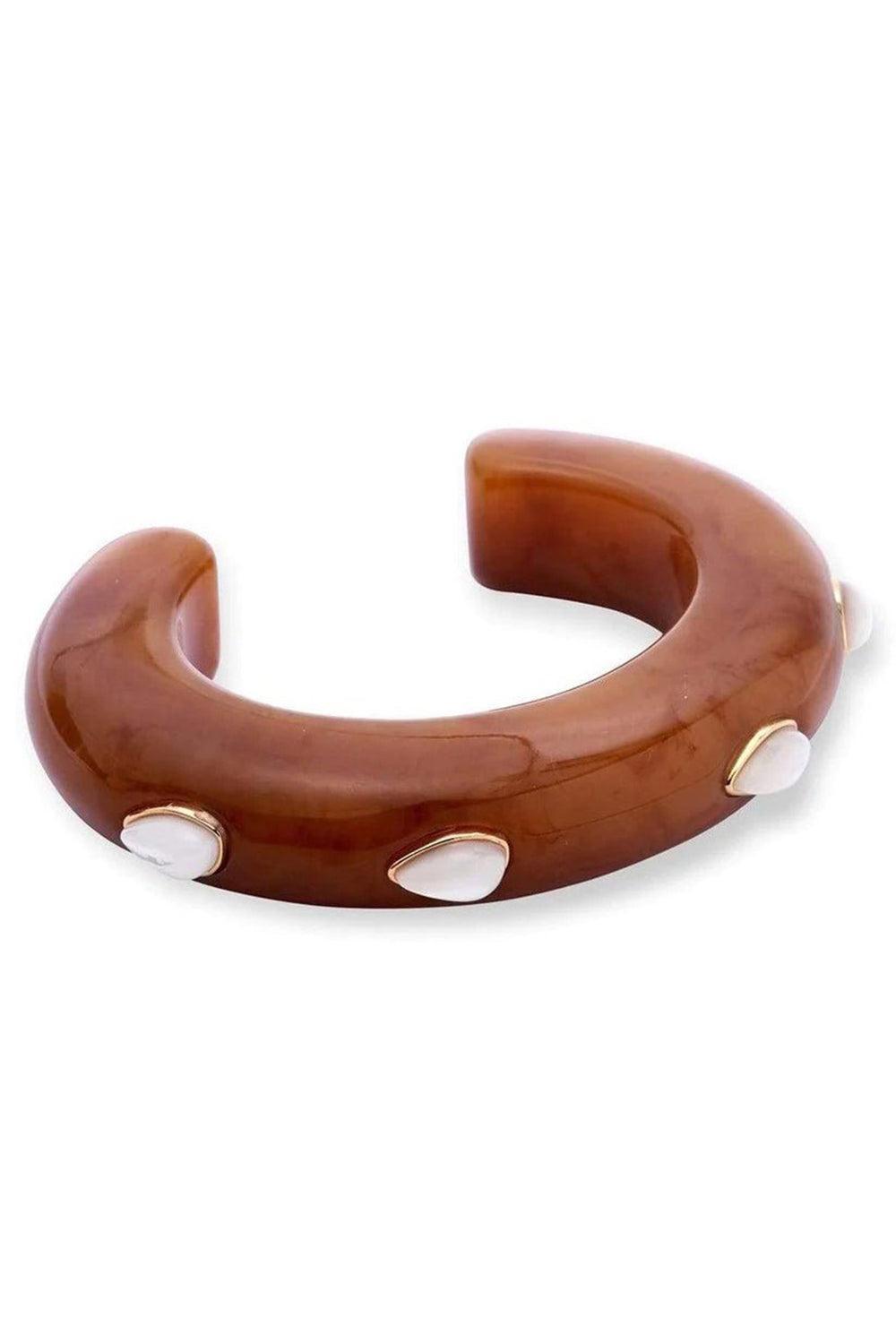 Ridge Cuff-BROWN-JEWELRYBOUTIQUEBRACELET O-LIZZIE FORTUNATO