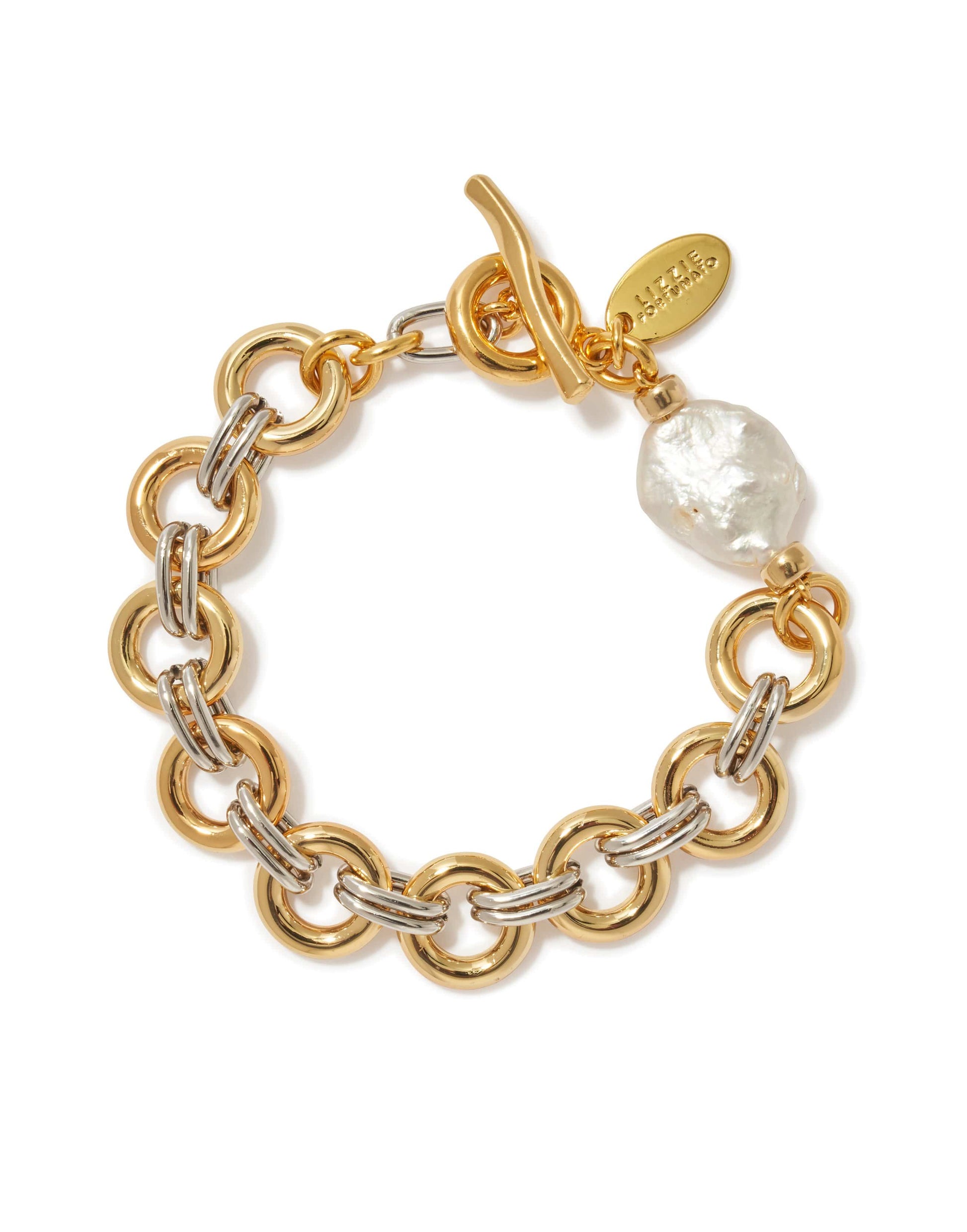 LIZZIE FORTUNATO-Duet Chain Bracelet-MULTI