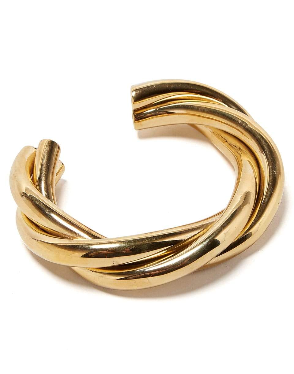 LIZZIE FORTUNATO-Triple Twist Cuff-GOLD