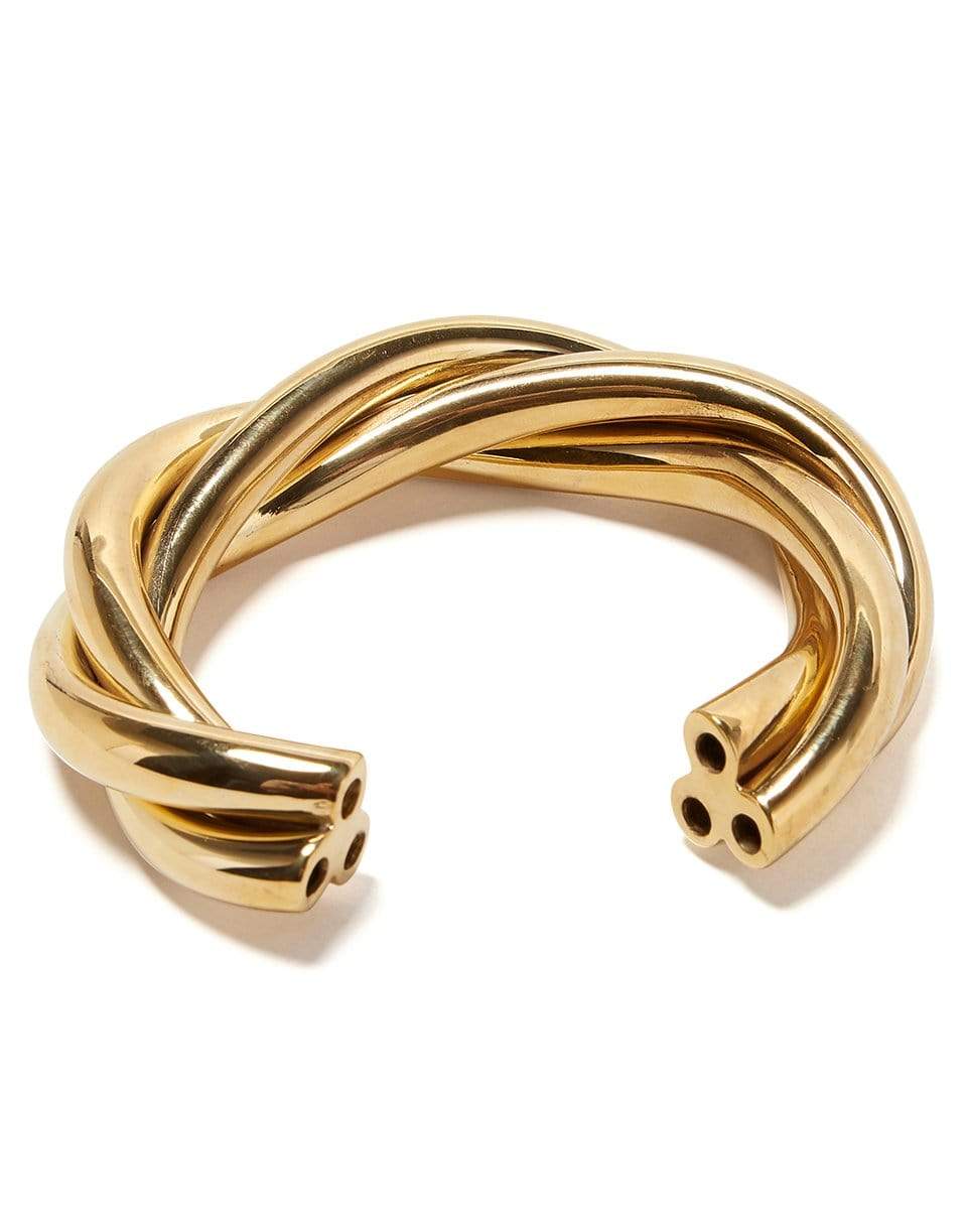 LIZZIE FORTUNATO-Triple Twist Cuff-GOLD