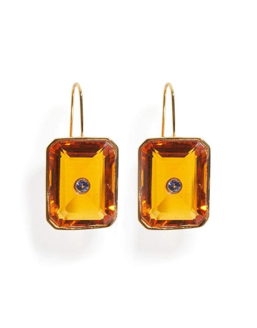 LIZZIE FORTUNATO-Amber Tile Earrings-AMBER