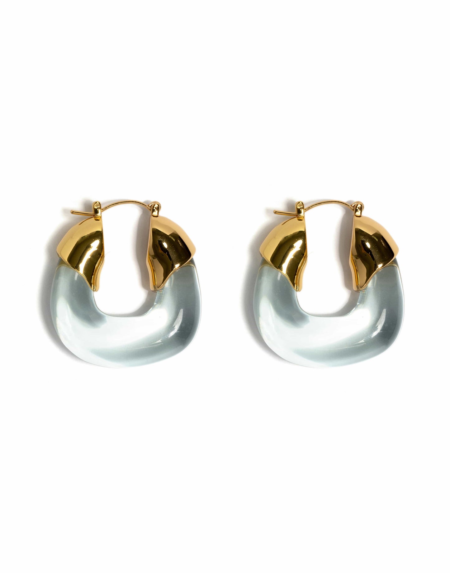 LIZZIE FORTUNATO-The Organic Hoops - Aqua-AQUA