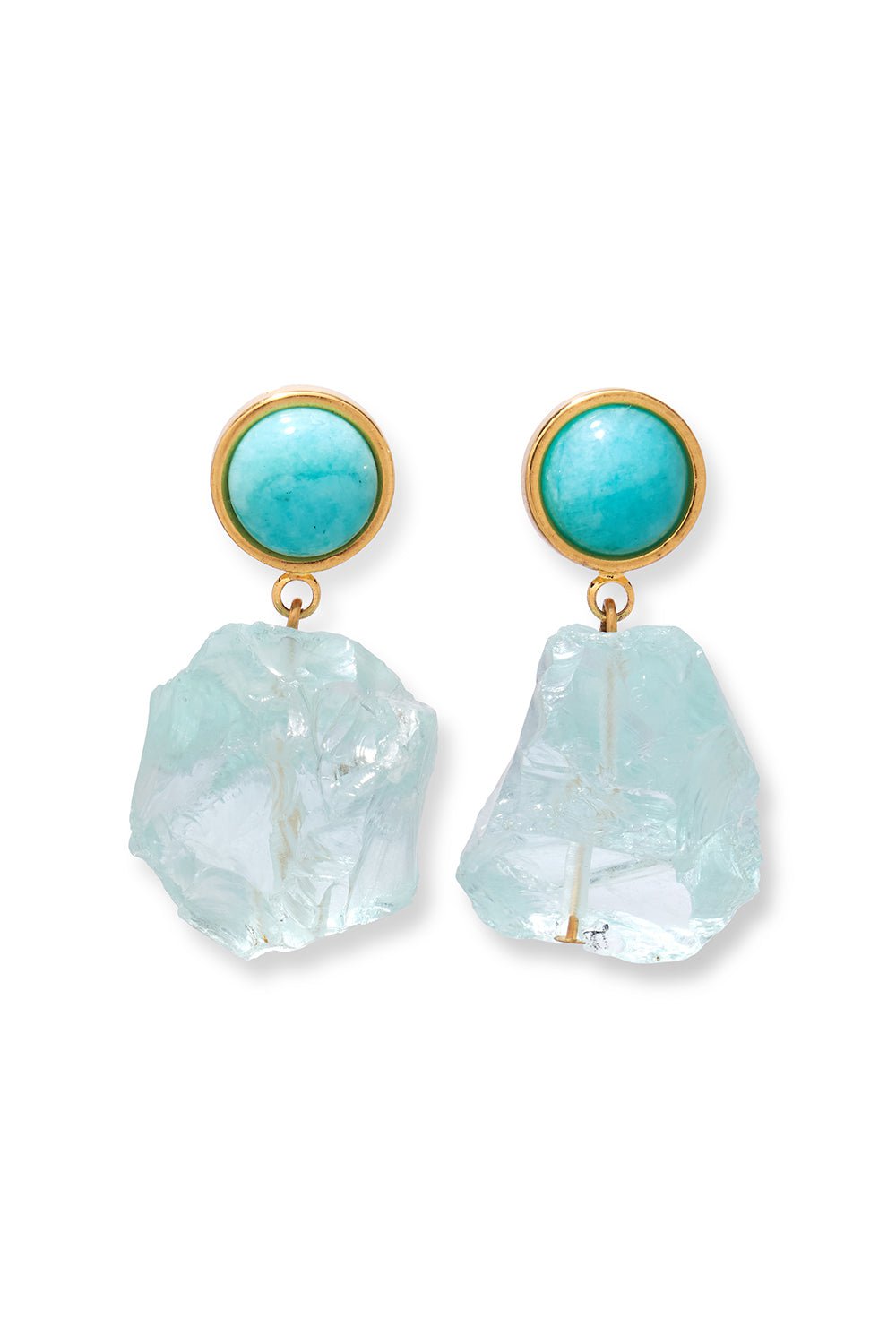 LIZZIE FORTUNATO-Glacier Bay Earrings-BLUE