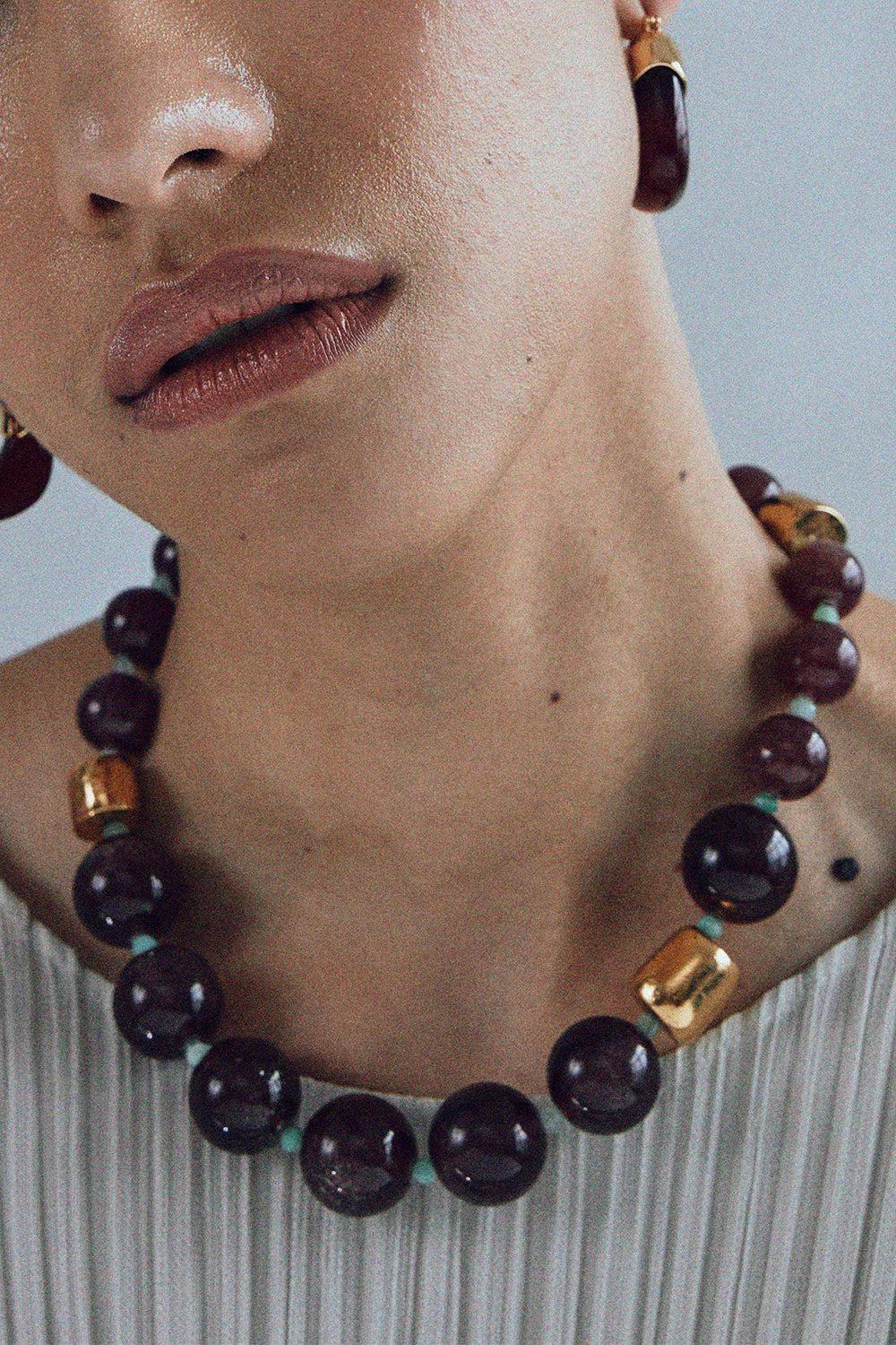 Organic Hoop Earrings - Currant-CURRANT-JEWELRYBOUTIQUEEARRING-LIZZIE FORTUNATO