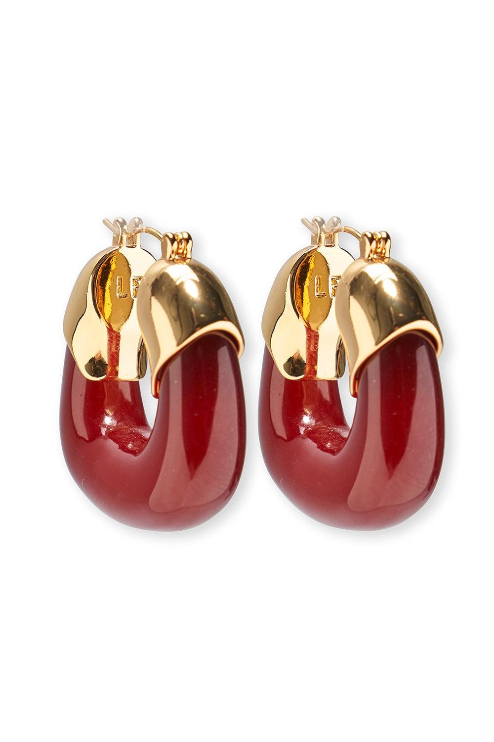 Organic Hoop Earrings - Currant-CURRANT-JEWELRYBOUTIQUEEARRING-LIZZIE FORTUNATO