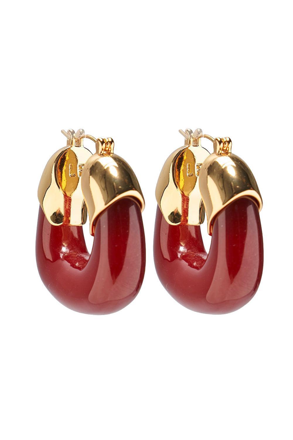 Organic Hoop Earrings - Currant-CURRANT-JEWELRYBOUTIQUEEARRING-LIZZIE FORTUNATO