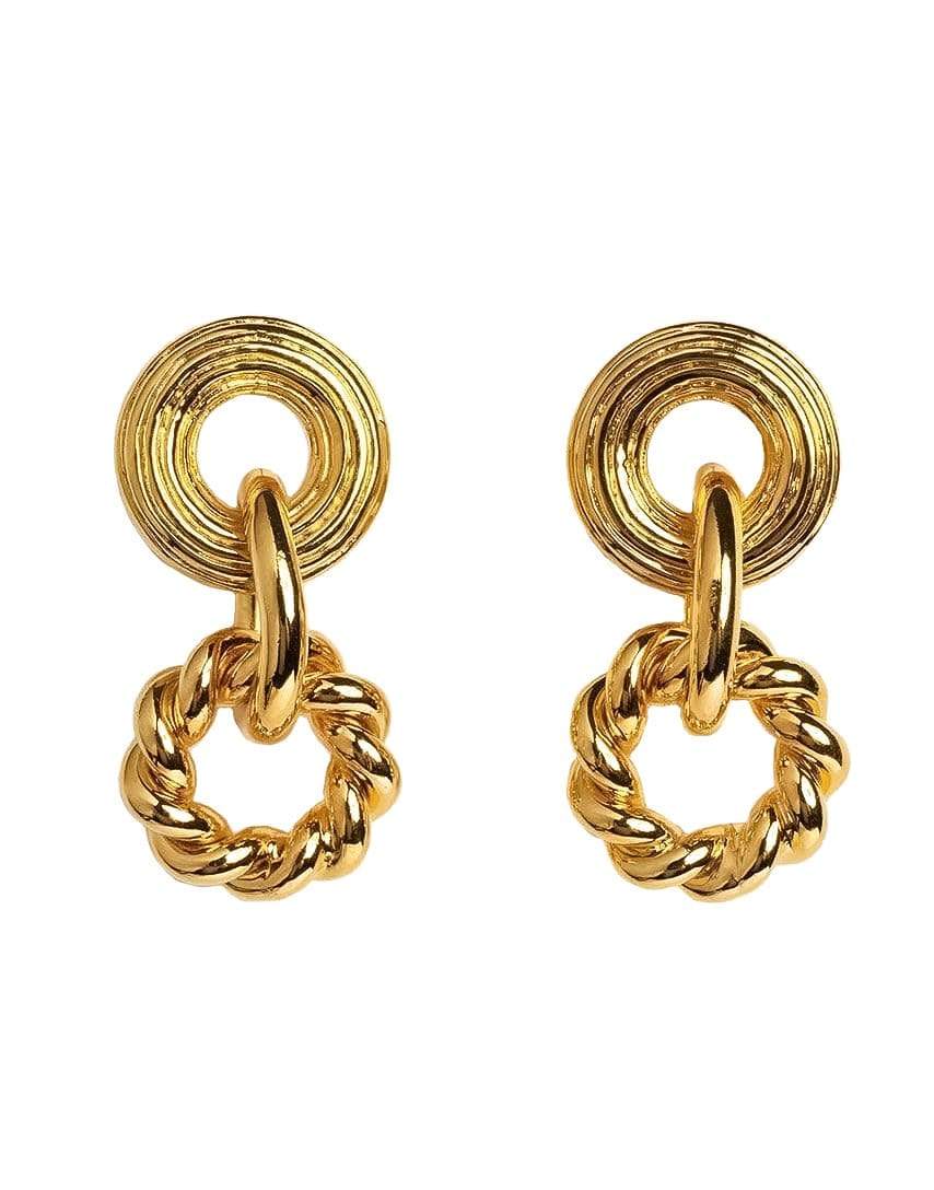 LIZZIE FORTUNATO-Gold Rush Earring-GOLD