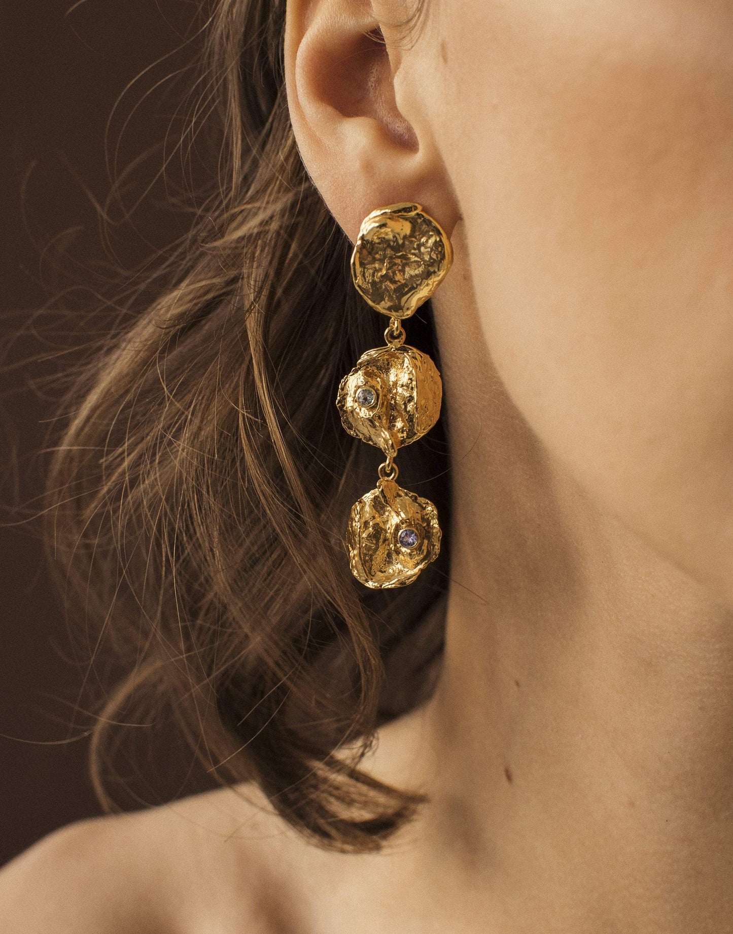 LIZZIE FORTUNATO-Opus Earrings-GOLD