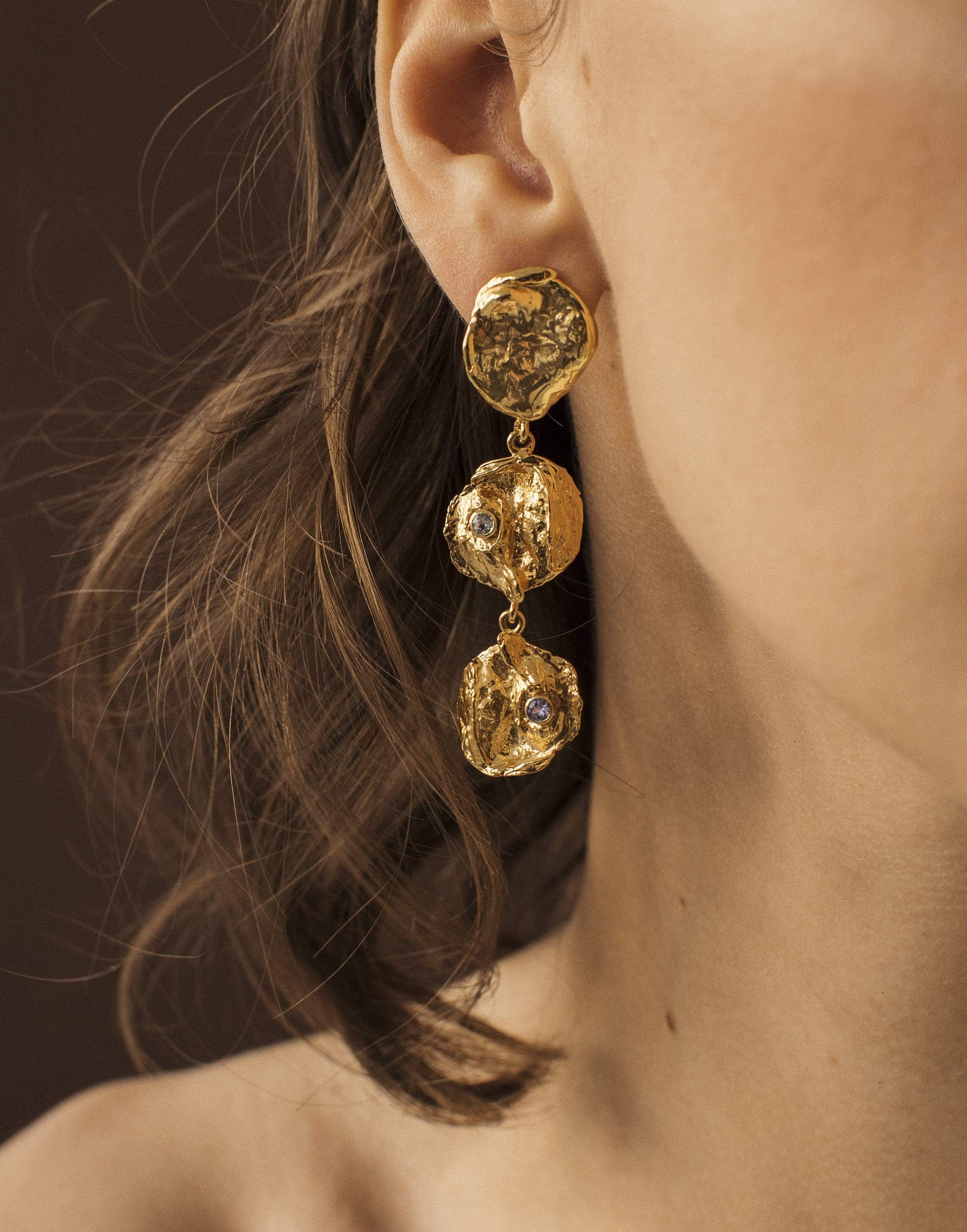 LIZZIE FORTUNATO-Opus Earrings-GOLD
