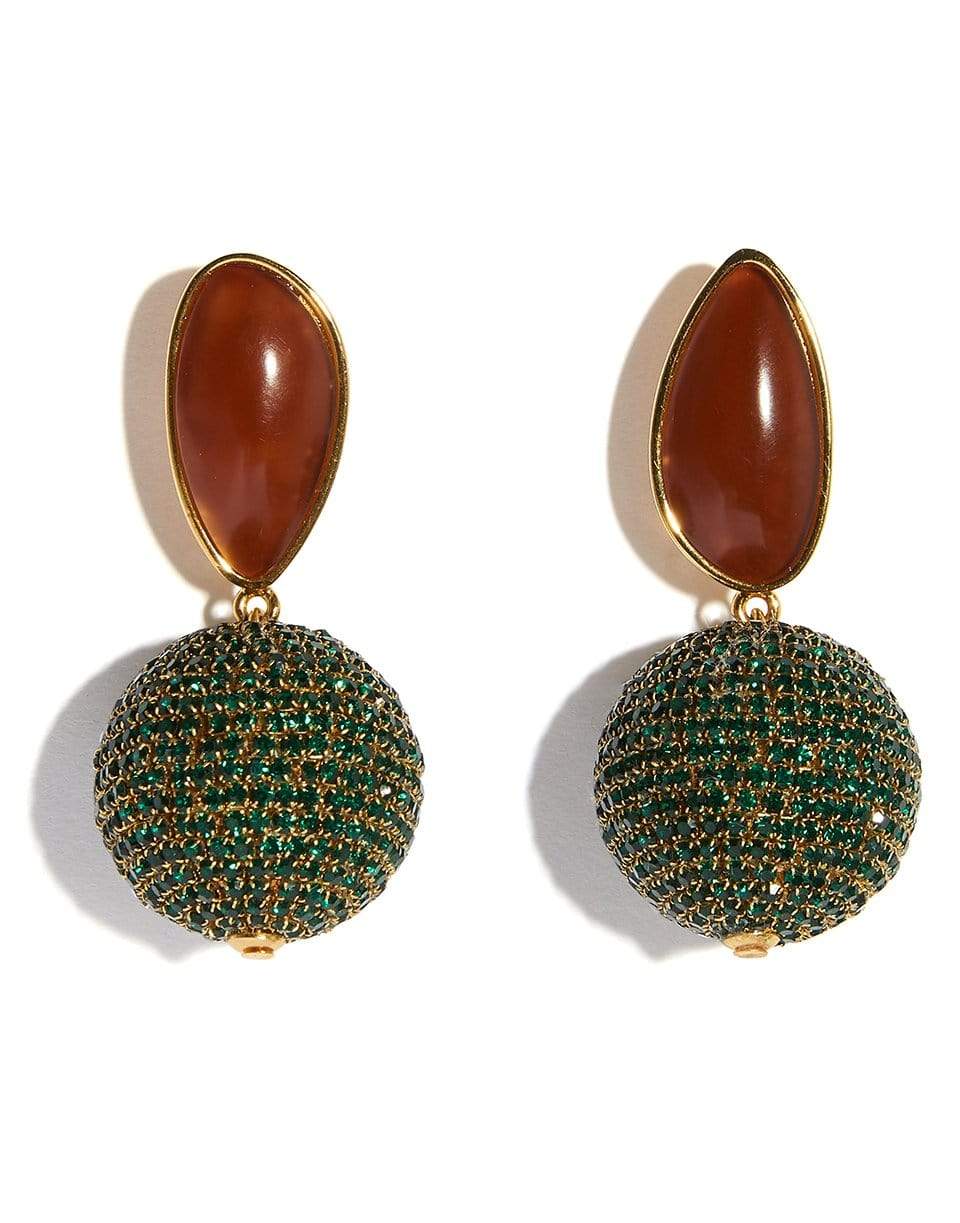 LIZZIE FORTUNATO-Bacchus Earrings-GREEN