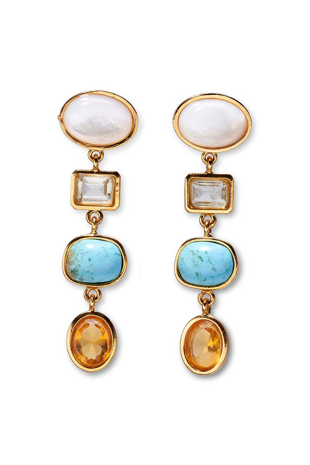 LIZZIE FORTUNATO-Aurora Earrings-MULTI