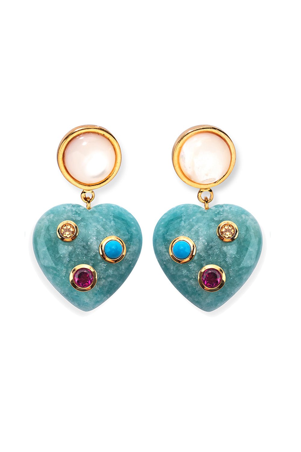LIZZIE FORTUNATO-Gemma Earrings-MULTI