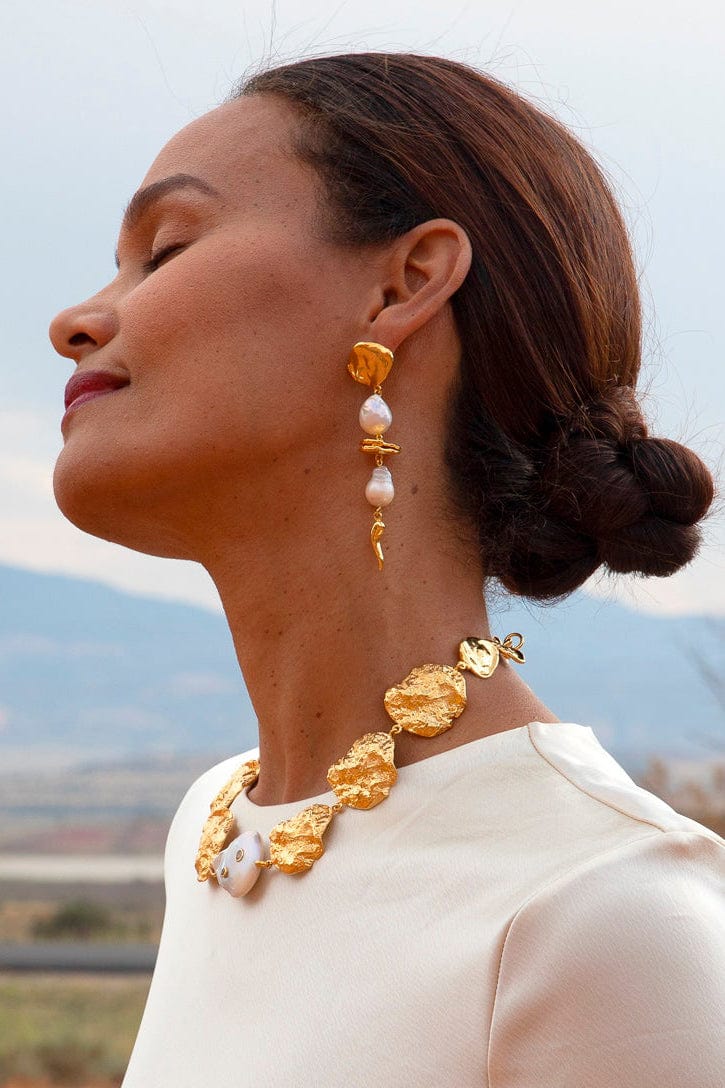 LIZZIE FORTUNATO-Gold Mine Earrings-MULTI