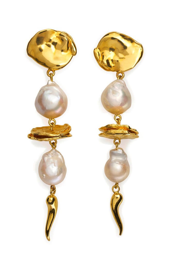 LIZZIE FORTUNATO-Gold Mine Earrings-MULTI