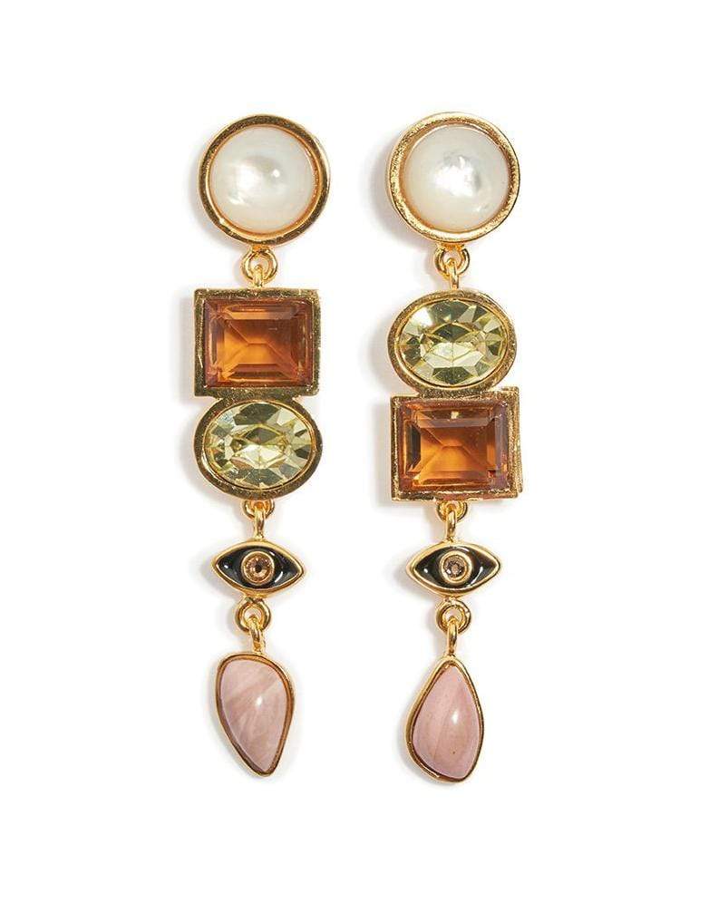 LIZZIE FORTUNATO-Horus Earrings-MULTI