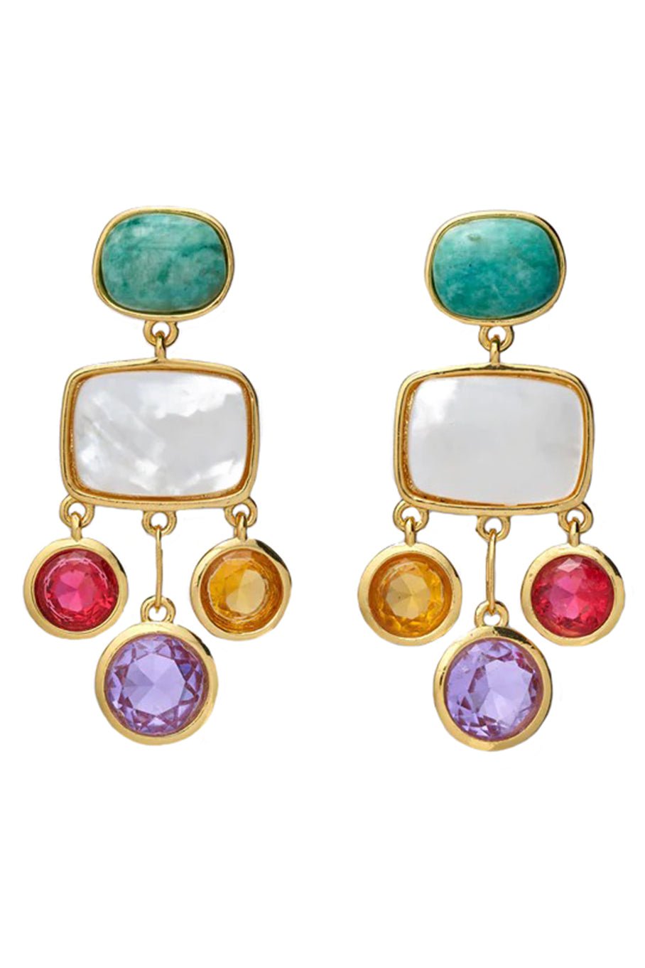 LIZZIE FORTUNATO-Parade Earrings-MULTI