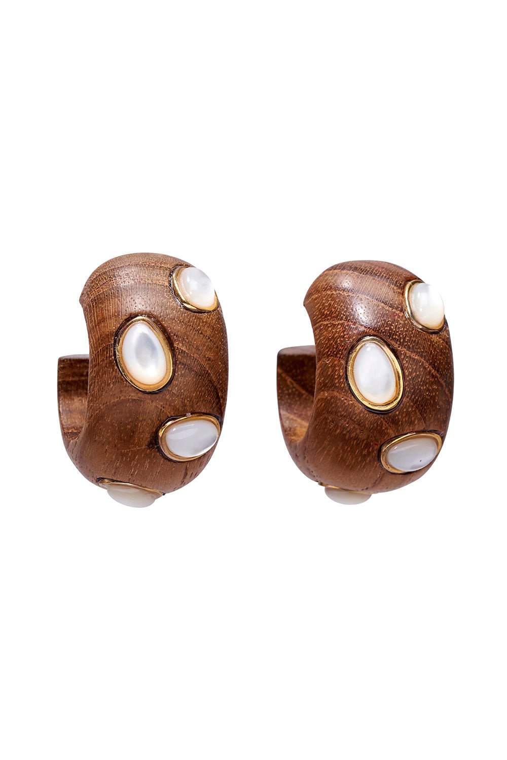 LIZZIE FORTUNATO-Acacia Earrings - Pearl-PEARL