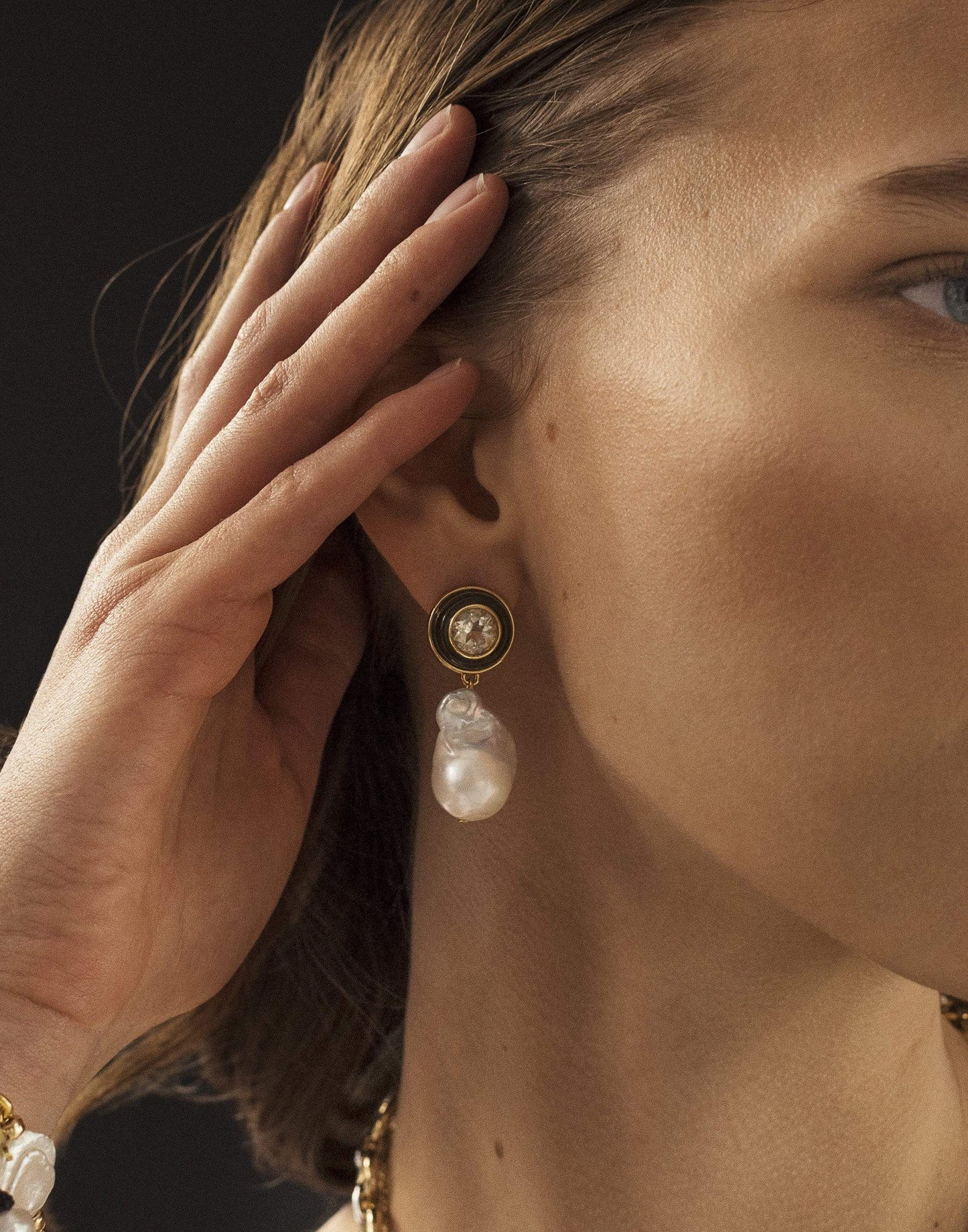 LIZZIE FORTUNATO-Candy Drop Earrings-PEARL