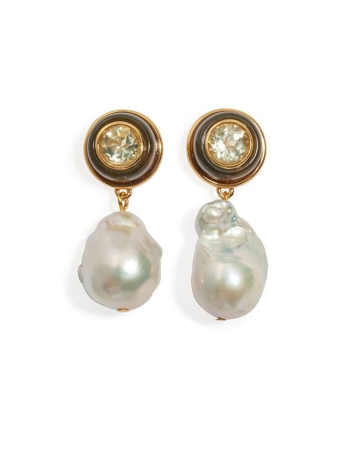 LIZZIE FORTUNATO-Candy Drop Earrings-PEARL