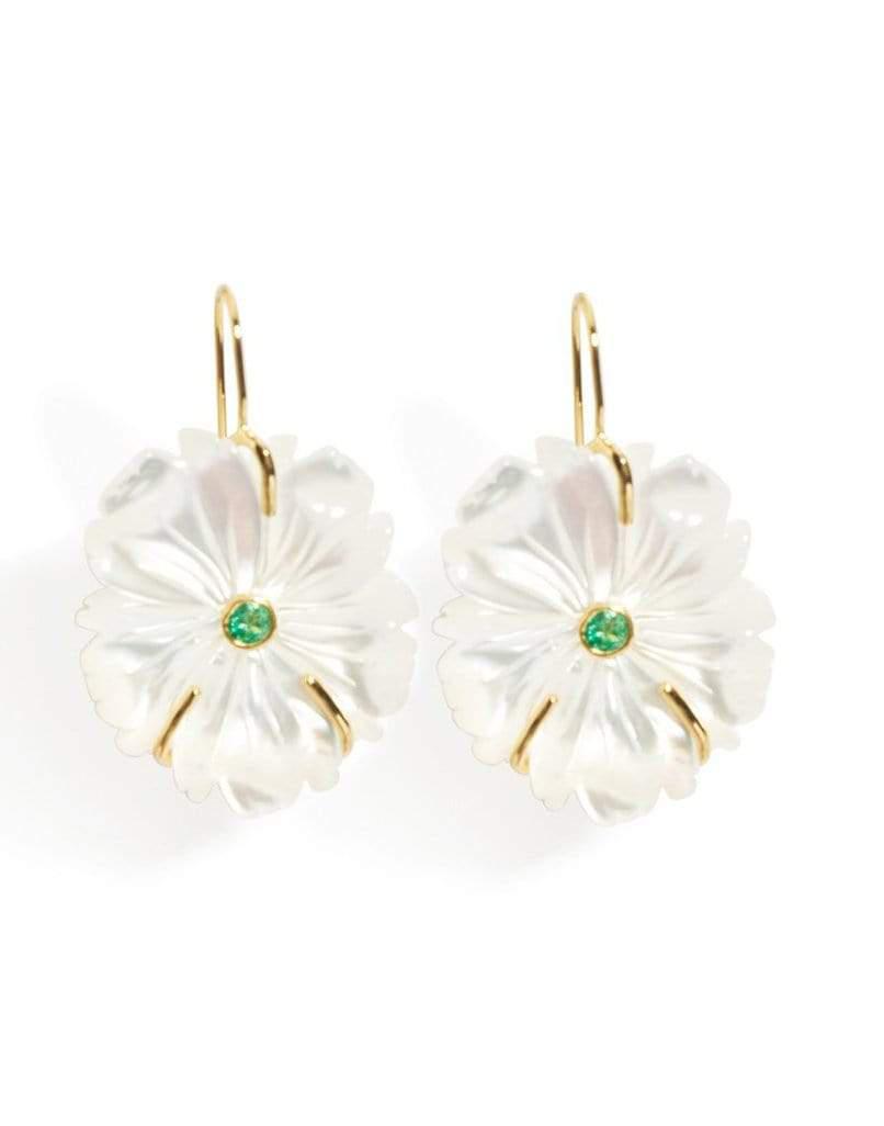 LIZZIE FORTUNATO-Pearl New Bloom Earrings-PEARL