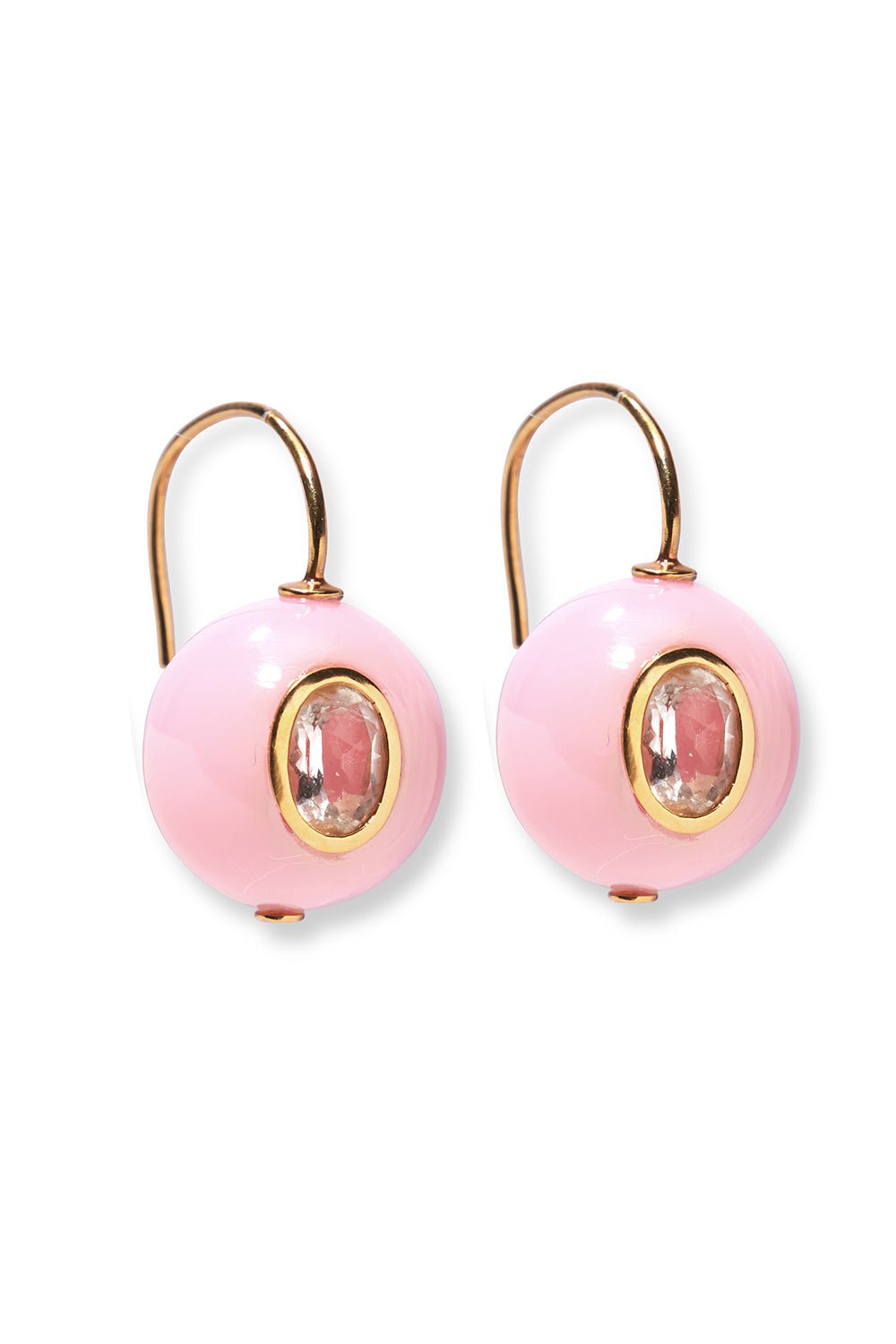 LIZZIE FORTUNATO-Rose Pablo Earrings-PINK