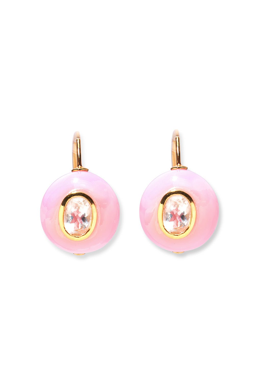 LIZZIE FORTUNATO-Rose Pablo Earrings-PINK