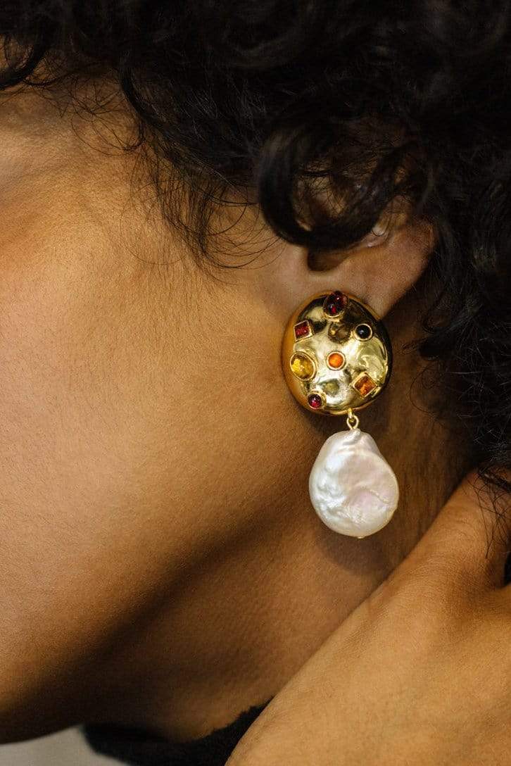 LIZZIE FORTUNATO-La Bomba Earrings-TULIP