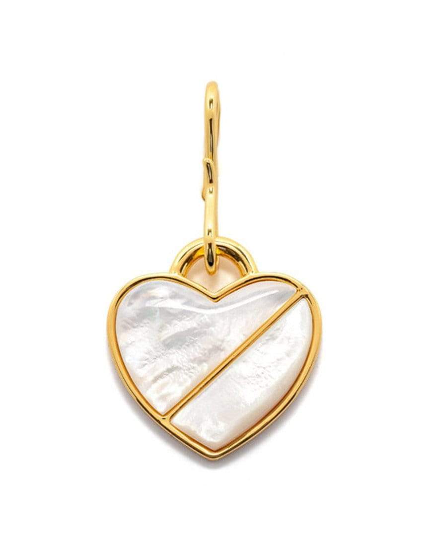 LIZZIE FORTUNATO-Heart Pendant - Daydream-WHITE