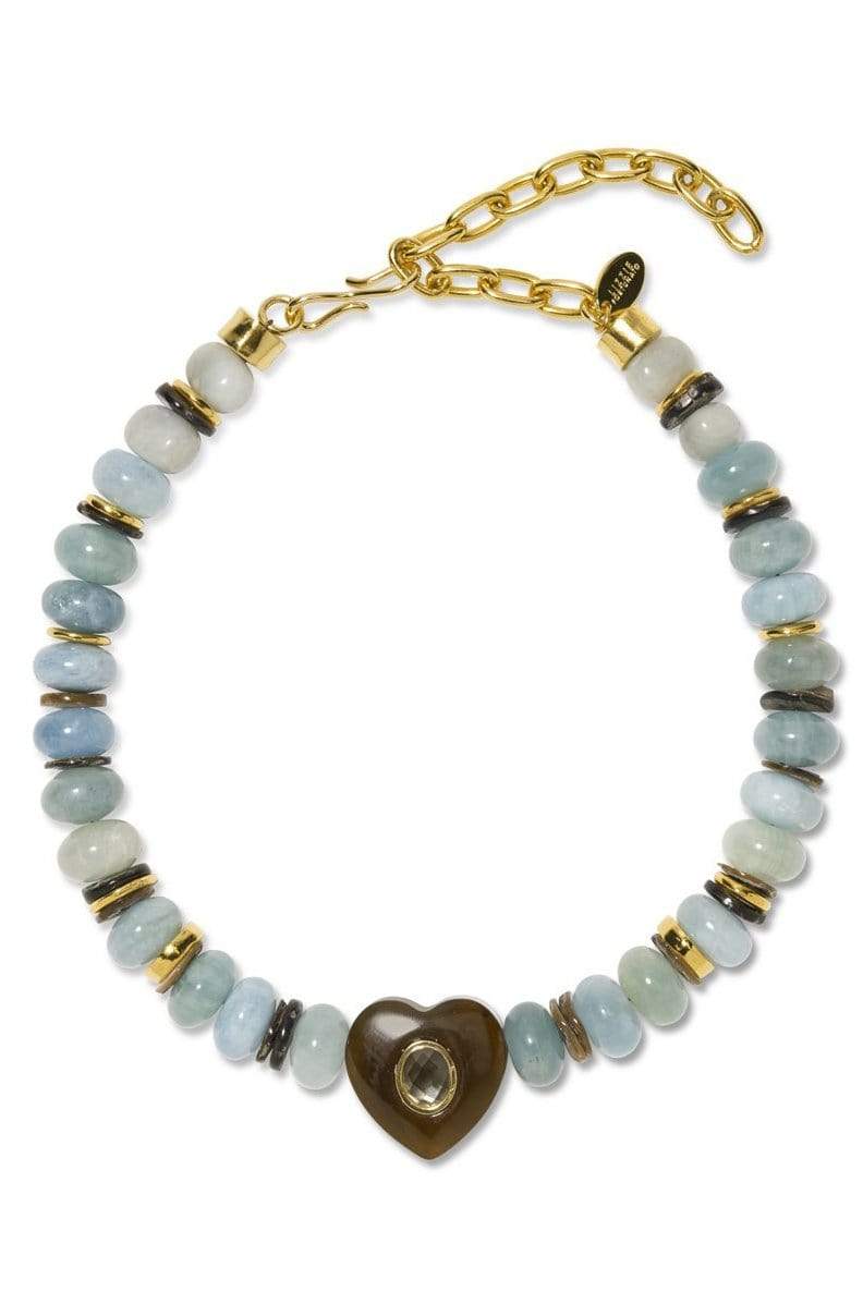 LIZZIE FORTUNATO-Aqua Gemini Collar-AQUA