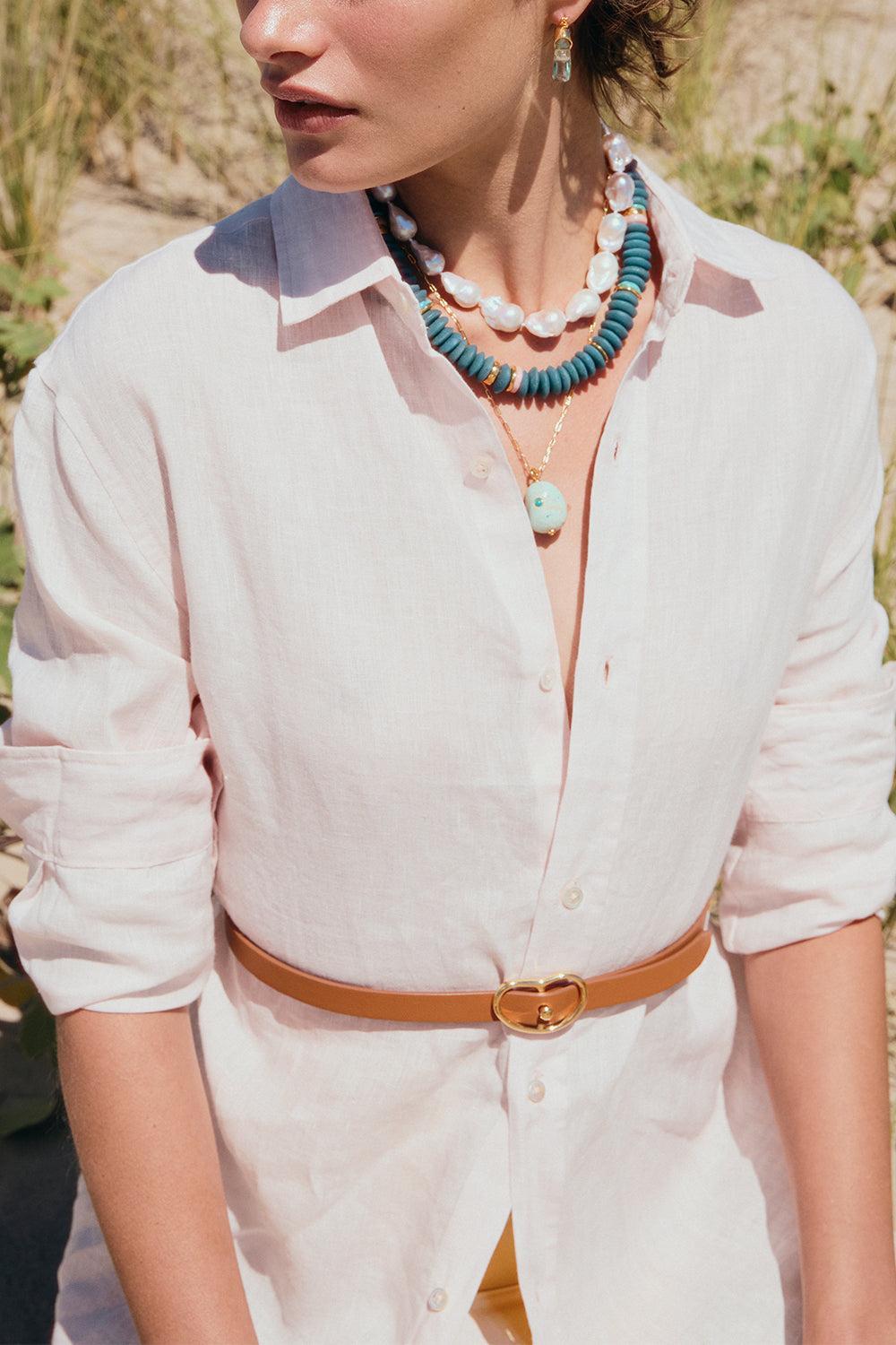 Darya Necklace-BLUE-JEWELRYBOUTIQUENECKLACE O-LIZZIE FORTUNATO
