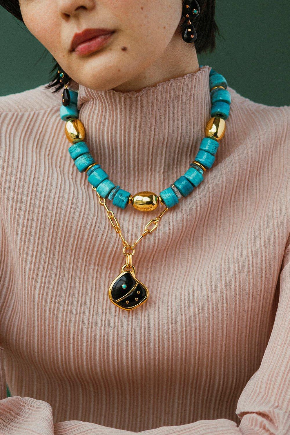 LIZZIE FORTUNATO-Varuna Collar-BLUE