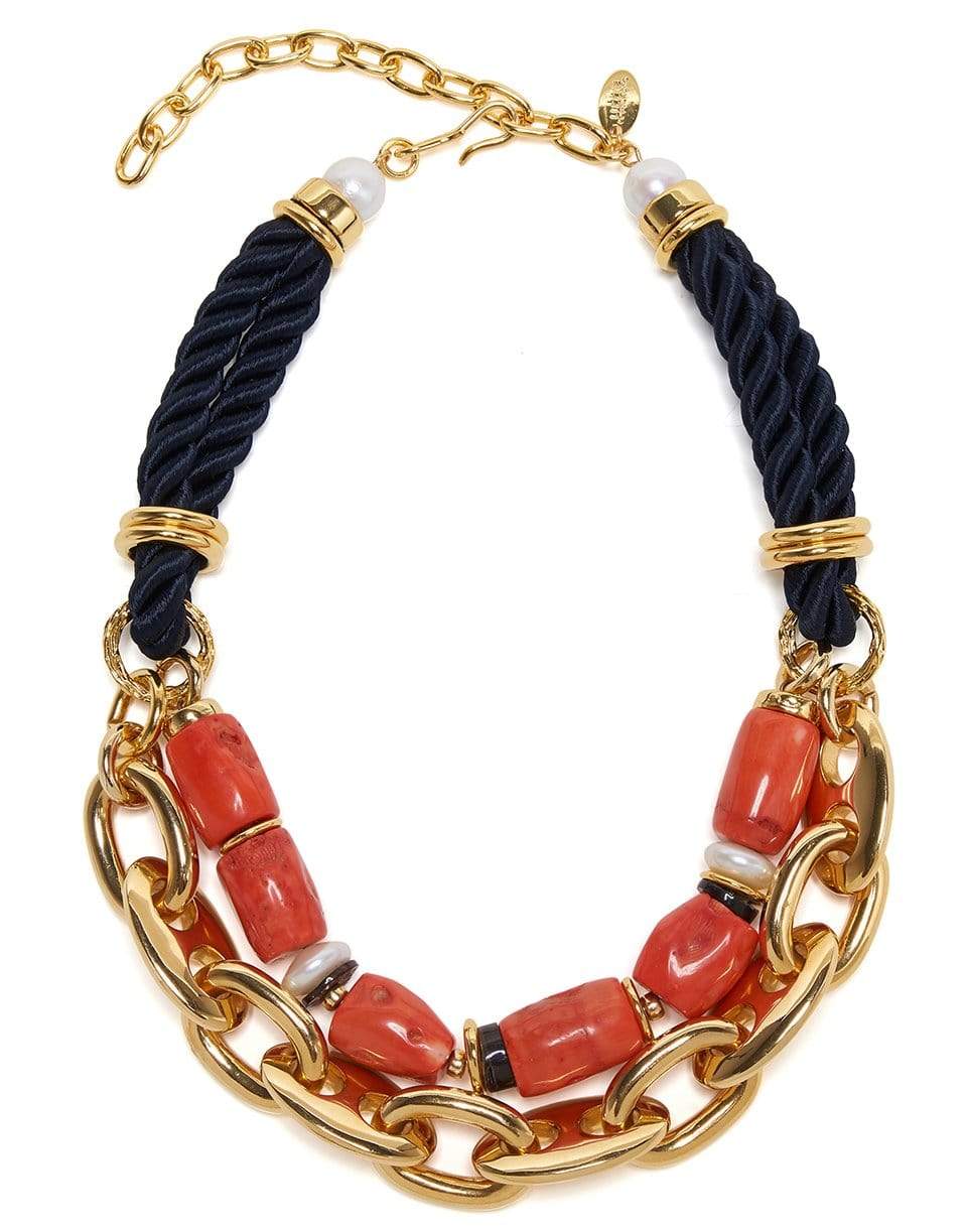LIZZIE FORTUNATO-Majorca Collar-CORAL