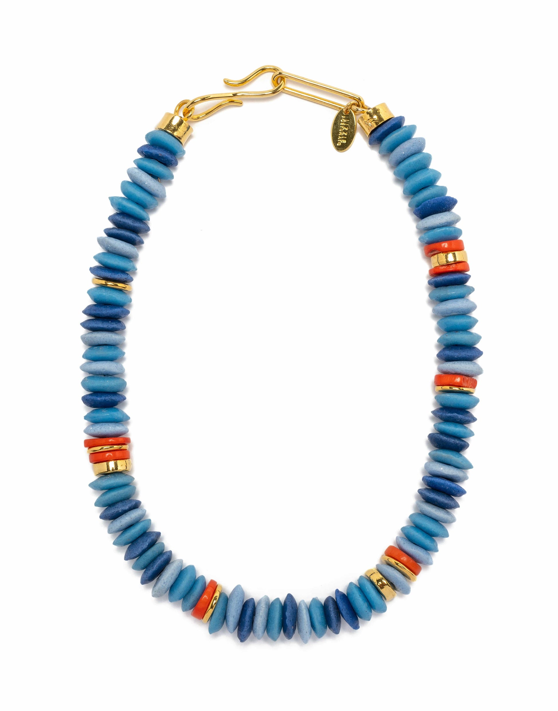LIZZIE FORTUNATO-Laguna Necklace - Denim-DENIM