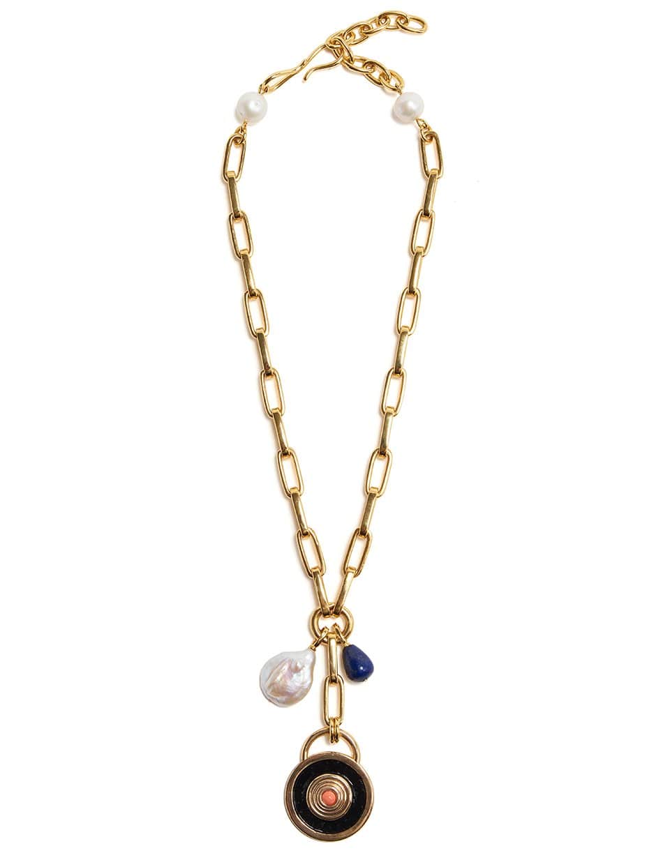 LIZZIE FORTUNATO-Cousteau Necklace-GOLD
