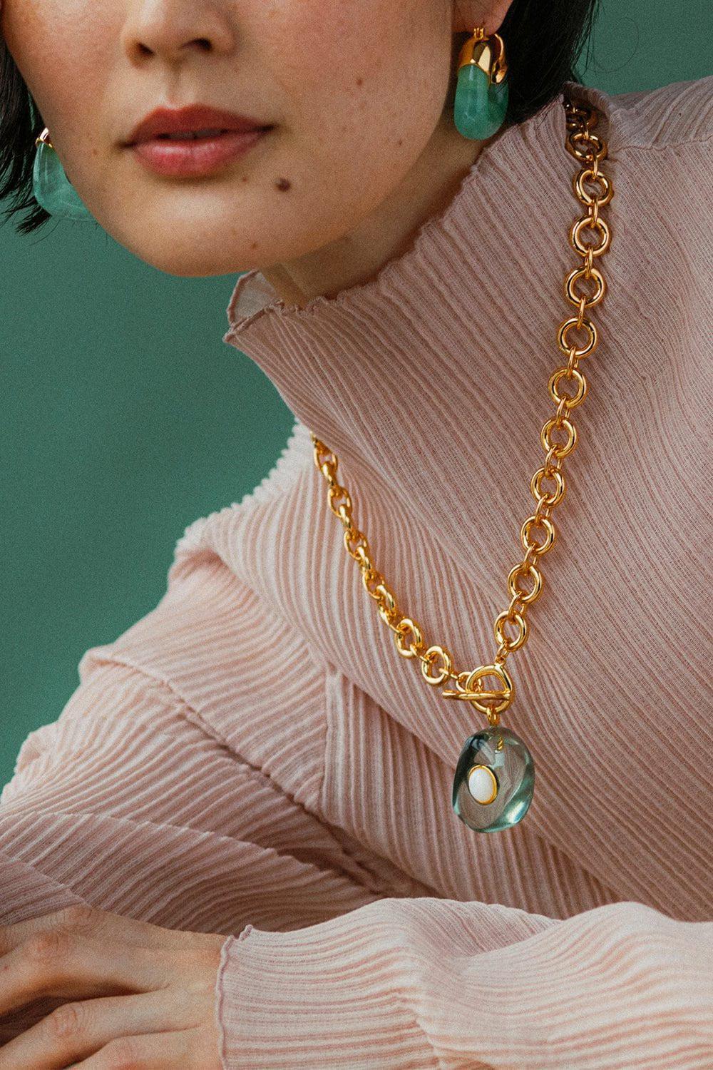 LIZZIE FORTUNATO-Mood Necklace-GOLD