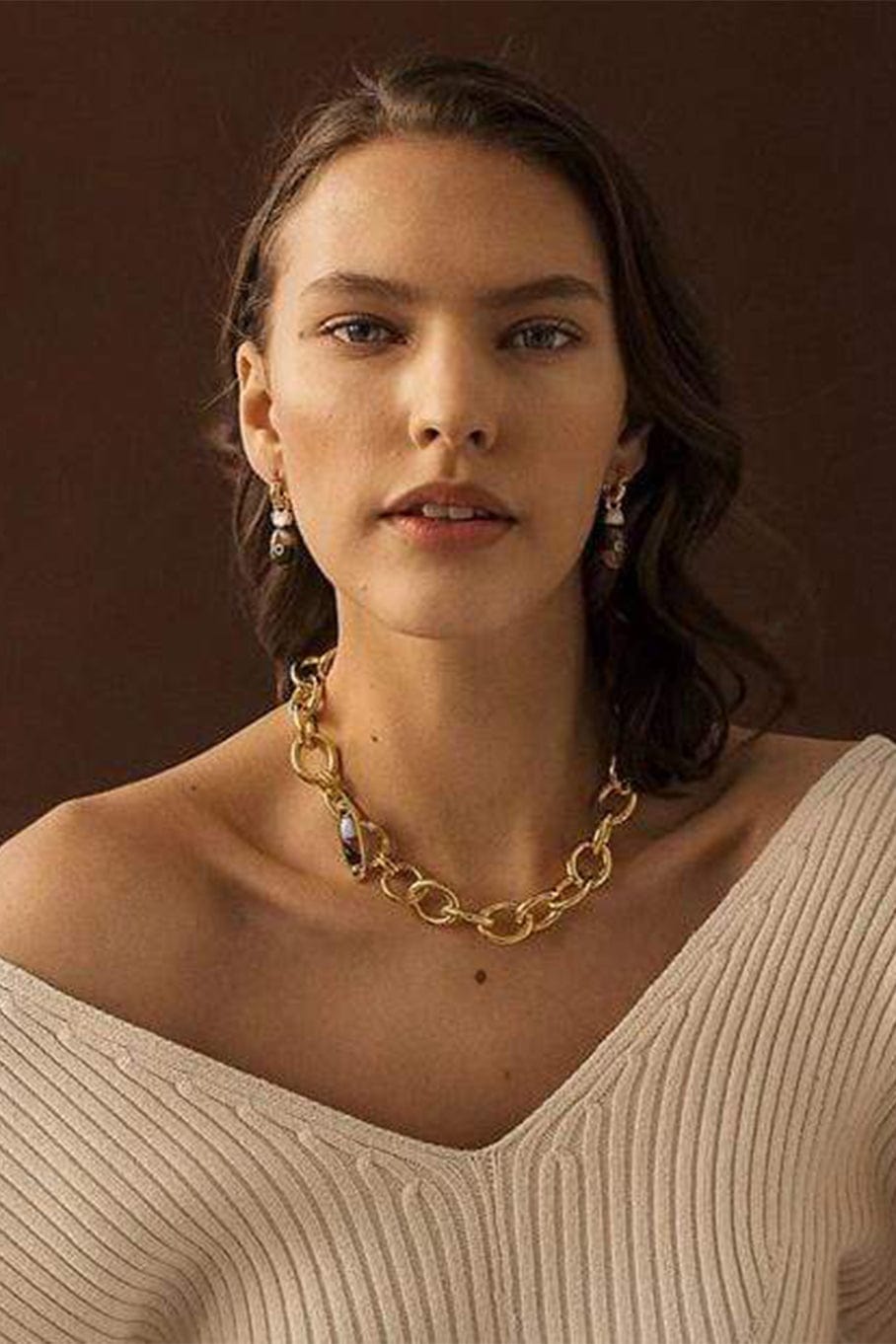 LIZZIE FORTUNATO-Oro Necklace-GOLD
