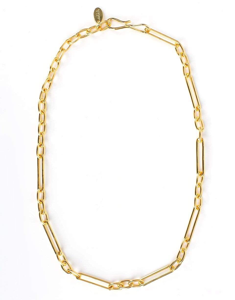 LIZZIE FORTUNATO-Short Venice Chain-GOLD