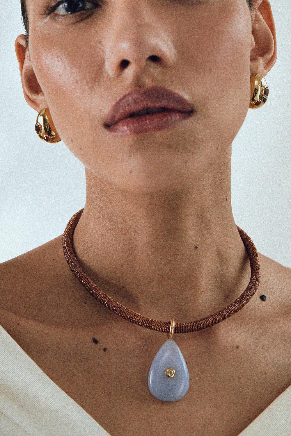 DREAM WEAVER COLLAR NECKLACE-MULTI-16-JEWELRYBOUTIQUENECKLACE O-LIZZIE FORTUNATO