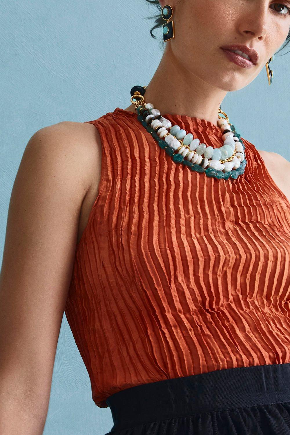 LIZZIE FORTUNATO-Catalonia Necklace-MULTI